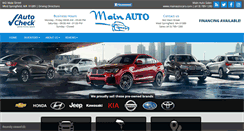 Desktop Screenshot of mainautocars.com